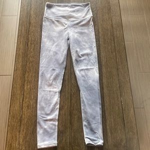 Gray Tie Dye Leggings